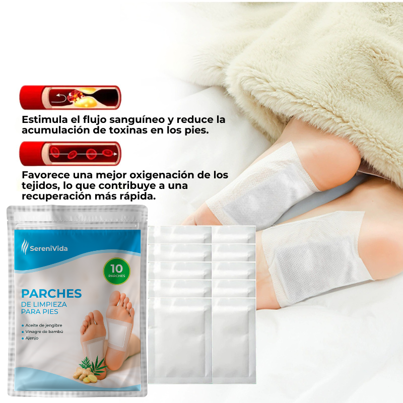 Almohadillas Detox para Pies (10 unidades)