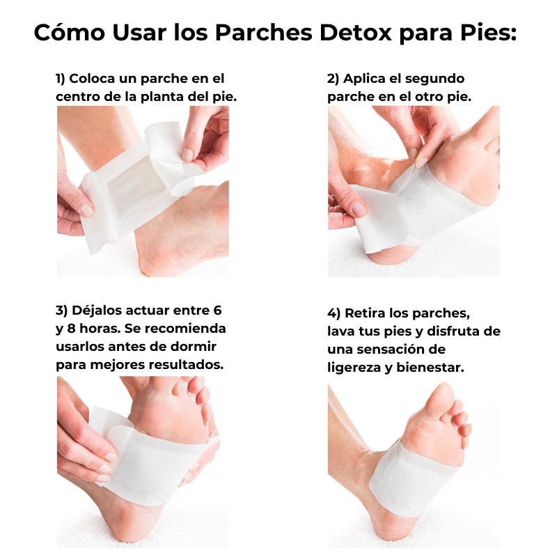 Almohadillas Detox para Pies (10 unidades)